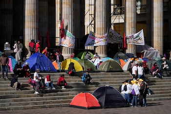 Docentes indígenas del Cauca protestaron