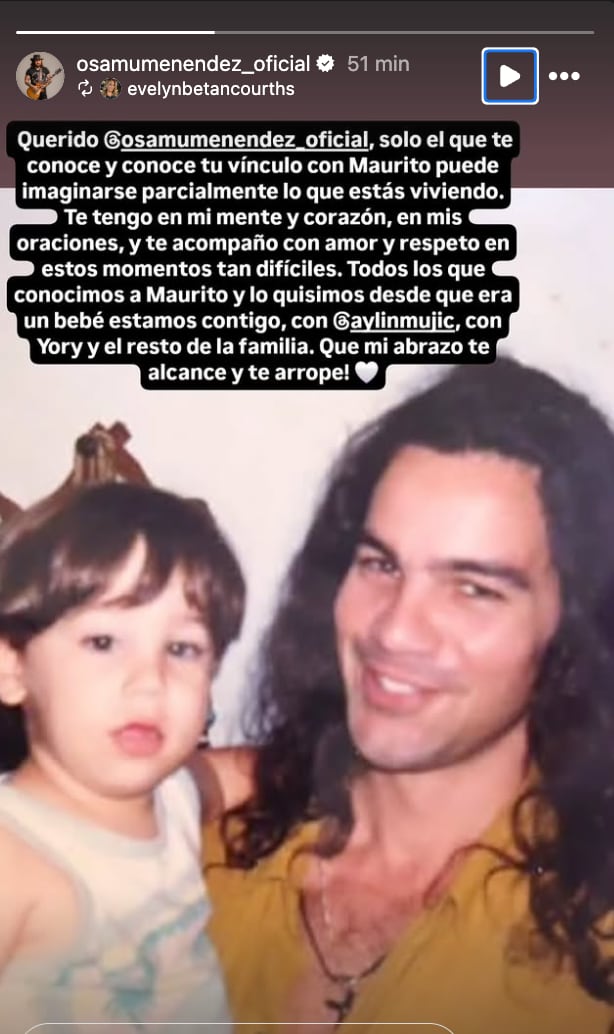 El cantante compartió una foto con su hijo (Instgram)