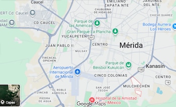 El acusado fue detenido donde se escondía en la colonia Mulchechén, en Kanasín, estado de Yucatán Foto; Maps