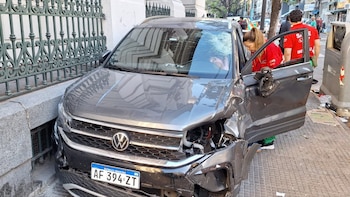 El motociclista circulaba a alta