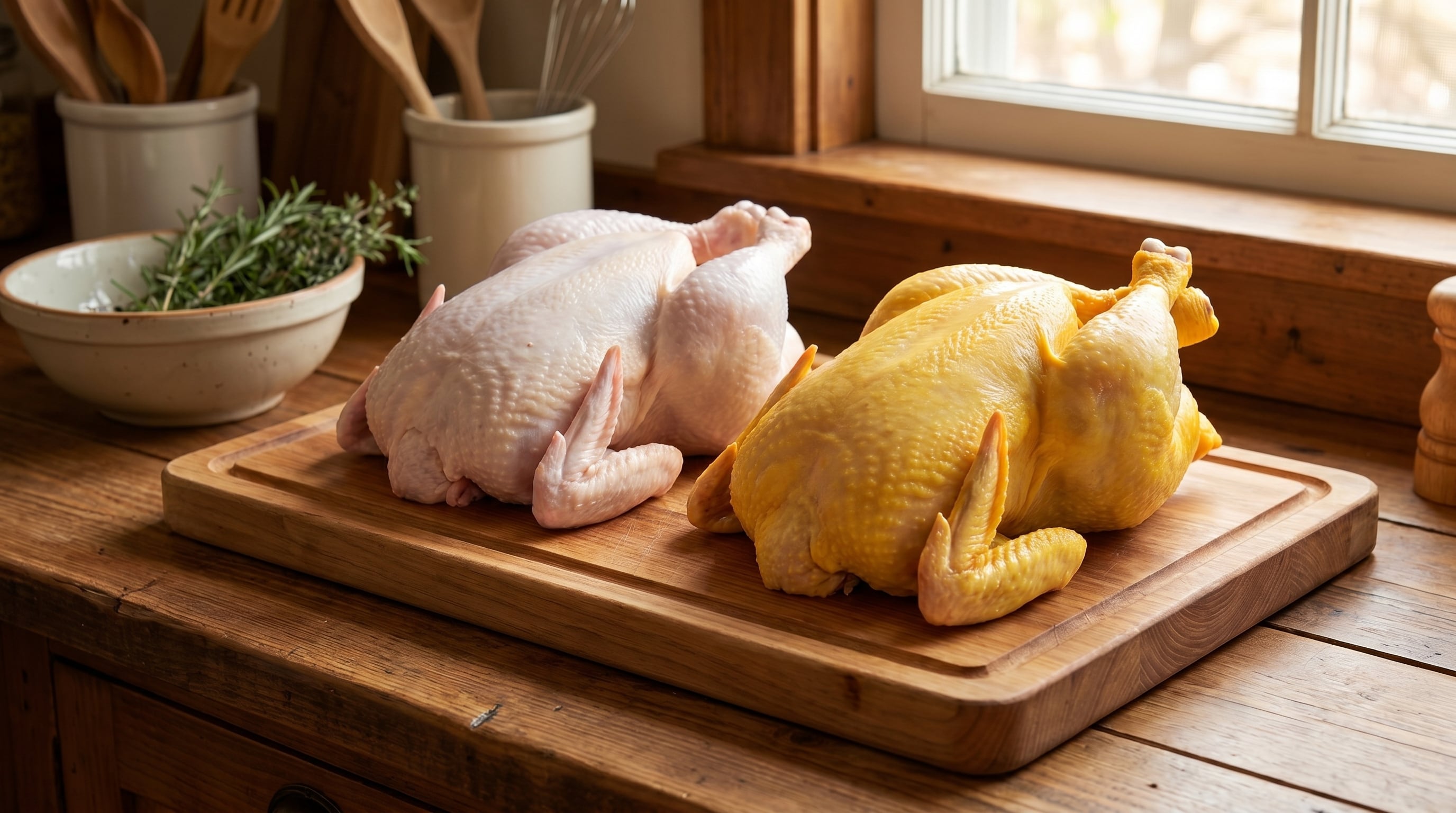 El color amarillo en la piel del pollo se debe a los carotenoides presentes en la dieta, especialmente provenientes del maíz (Imagen Ilustrativa Infobae)