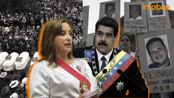 Dina Boluarte y Nicolás Maduro