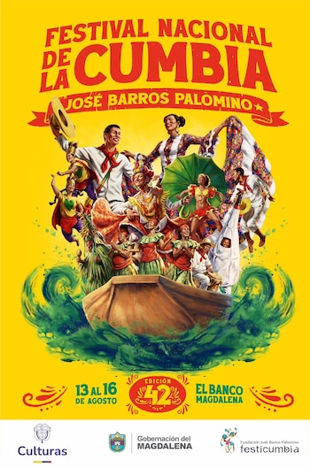 El Festival Nacional de la Cumbia José Barros Palomino celebrará su edición número 42 en El Banco, Magdalena- crédito Festival Nacional de la Cumbia José Barros Palomino/Facebook
