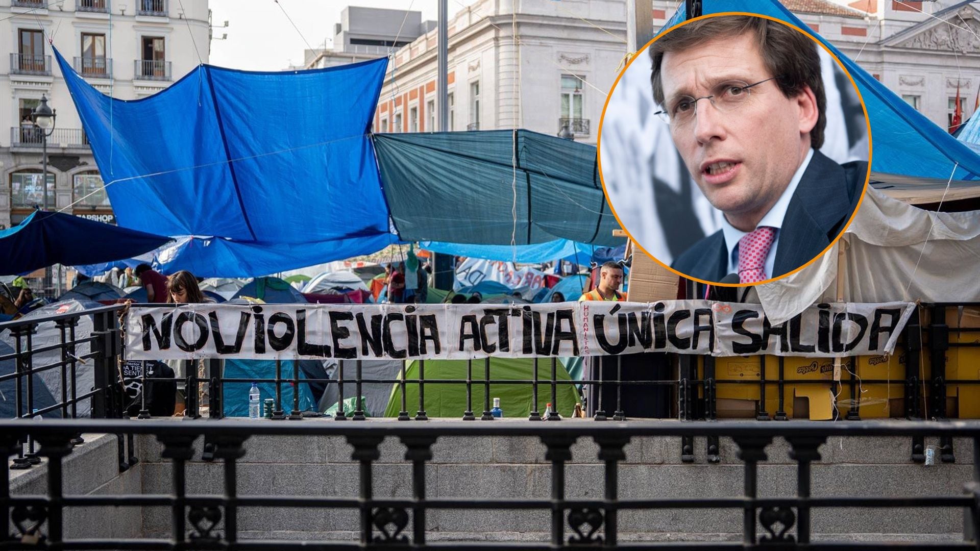 Decenas de personas continúan en la acampada por el