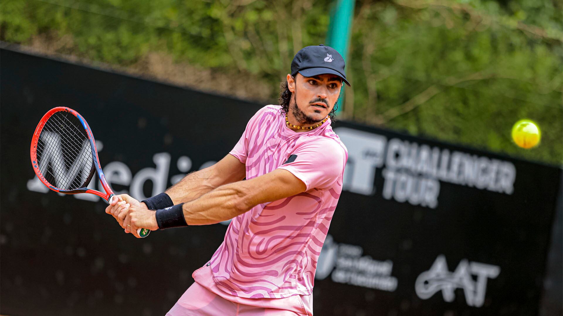 Andrea Collarini dijo siempre presente en el Challenger porteño