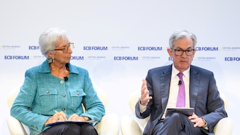 La presidenta del BCE, Lagarde,