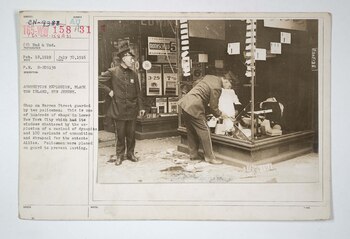 Daños a un comercio de