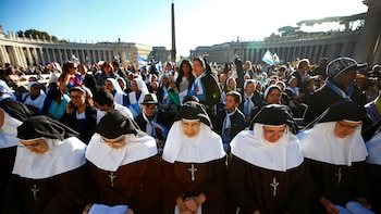 Canonización del cura Brochero.(Reuters)