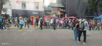 Así luce avenida Juárez este