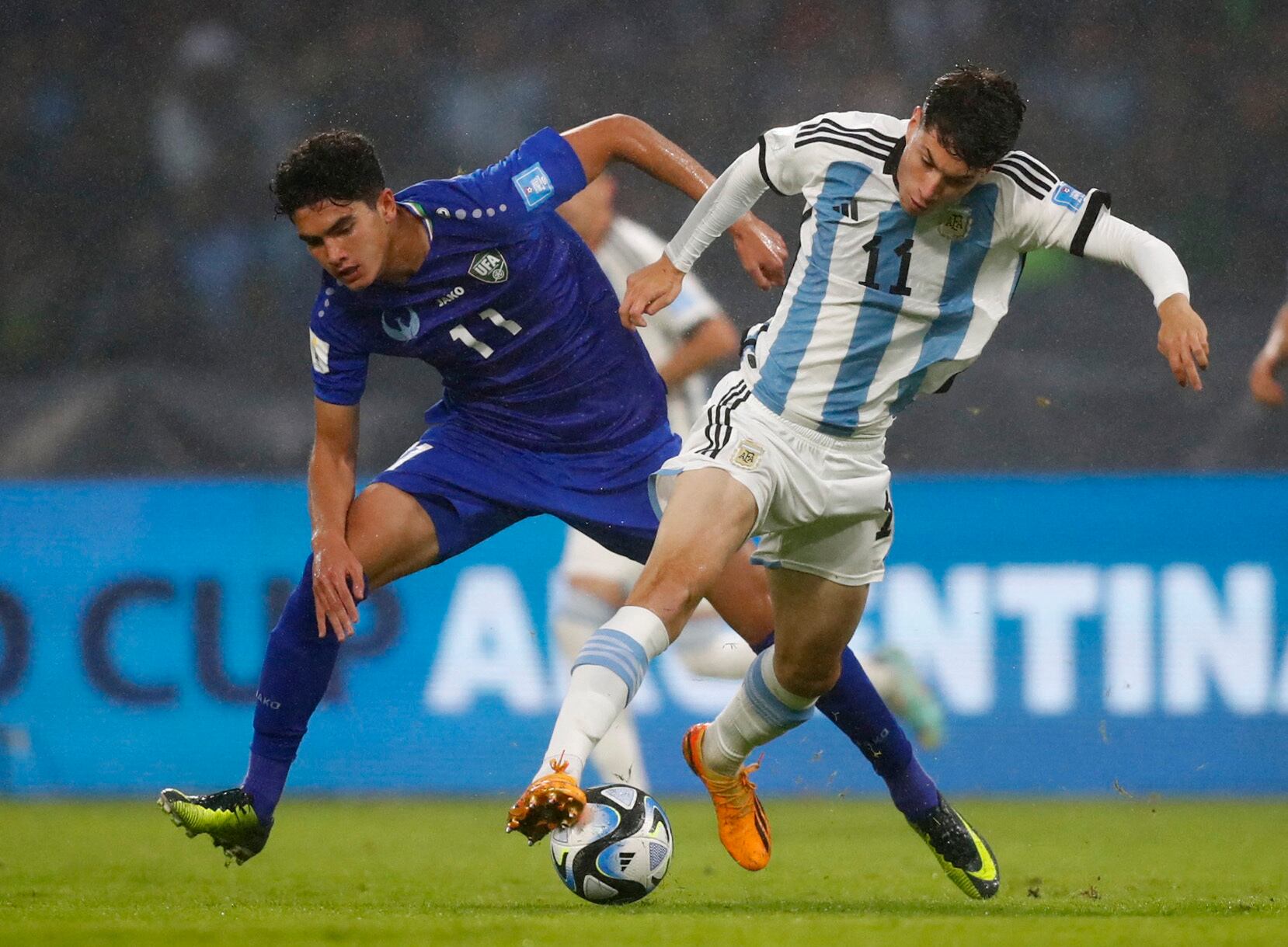 Jugó el Mundial Sub 20 disputado en la Argentina en 2023 (Crédito: Reuters/Agustin Marcarian)