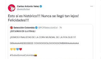 El periodista felicitó a las