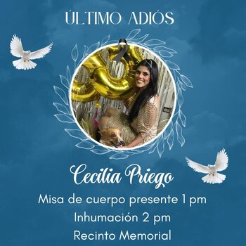 Familiares de Cecilia Priego