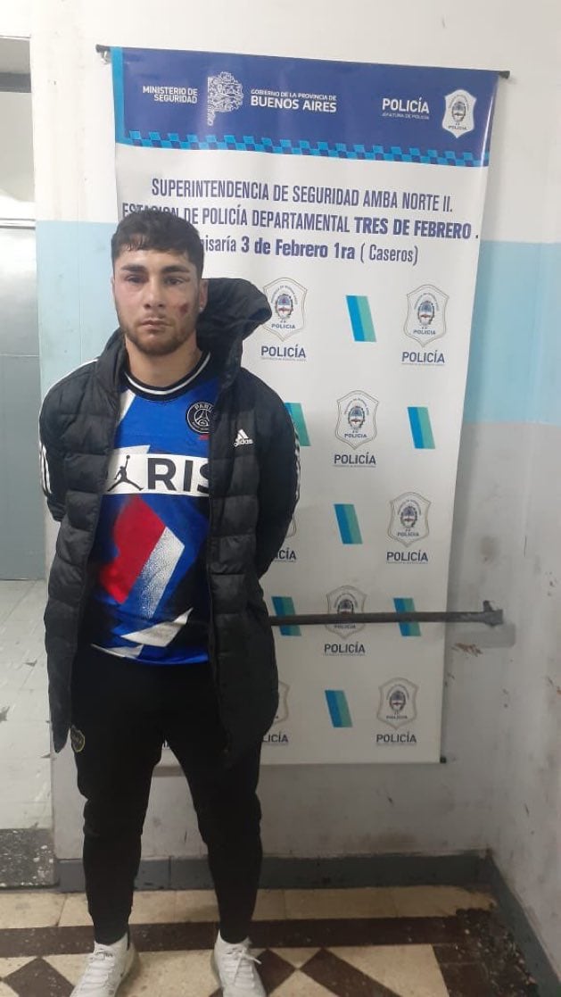 La anterior detención de Cirigliano (Foto: Twitter/@golazoargentino)