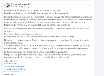 (Facebook: Brenda Valenzuela)