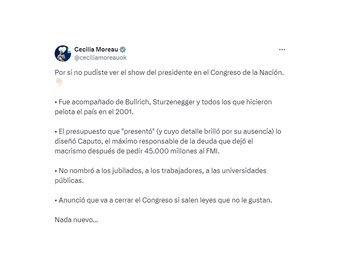 Las críticas de Moreau