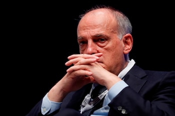 El presidente de LaLiga, Javier Tebas. (EFE/Mariscal)