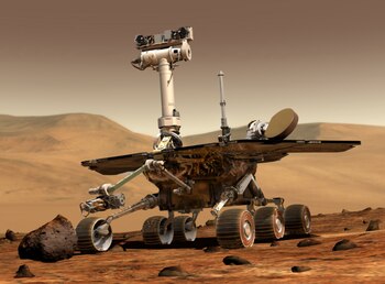 El vehículo de exploración “Opportunity” de la Nasa (Foto: Nasa)