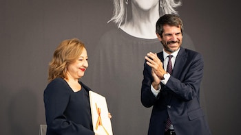 Carmen Machi ensalza el "universo femenino de la mujer madura" en el Premio Nacional: "Interesa, y mucho"