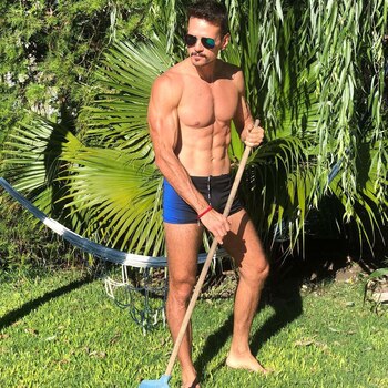 Christian Sancho en su casa