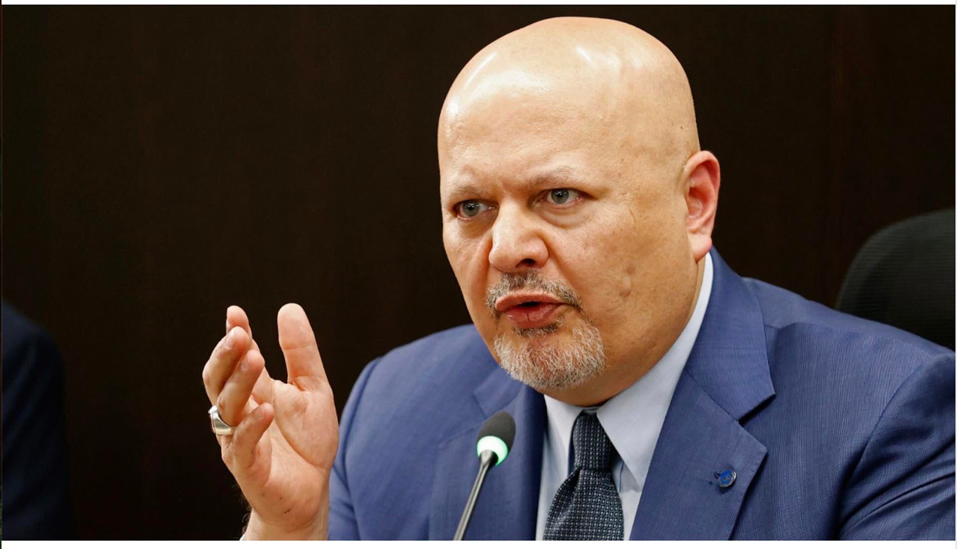 El fiscal jefe de la Corte Penal Internacional, Karim Khan