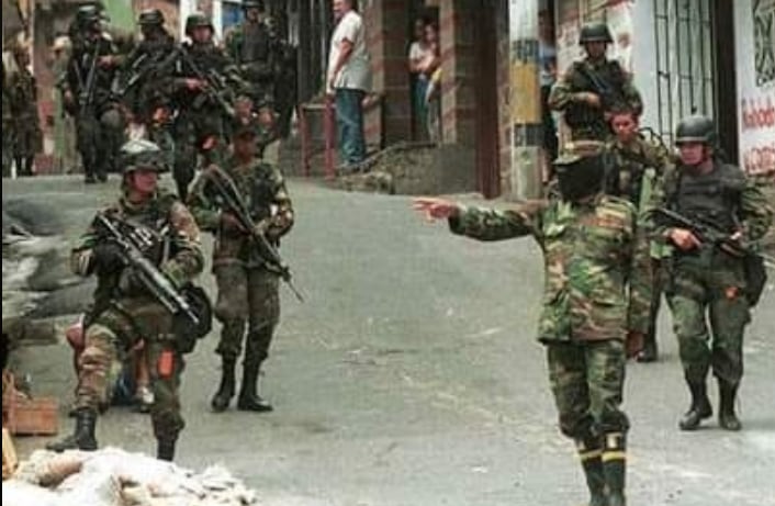 El exmilitar afirmó que los paramilitares no estaban armados - crédito Jesús Abad Colorado