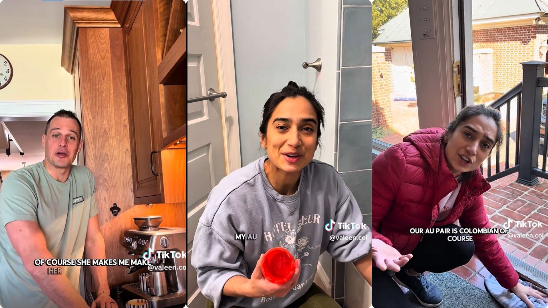 En los comentarios del video, usuarios colombianos celebran la representación de sus tradiciones y expresan orgullo por la joven - crédito valeen.col / TikTok