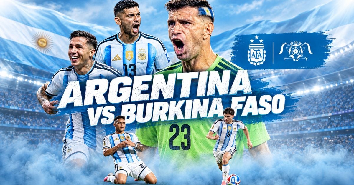 Argentina se enfrenta a Burkina Faso este sábado 3 de octubre en un amistoso por fecha FIFA.