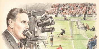 La famosa frase de Wolstenholme acompañó el tercer gol "fantasma" de Geoff Hurst (Imagen Ilustrativa Infobae)