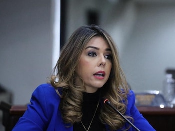 La designada presidencial, María Antonieta Mejía, destacó la importancia de reducir los tiempos de espera. (FOTO: Proceso HN)