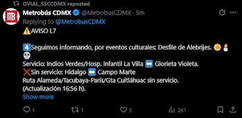 Actualización del MB, 18 de