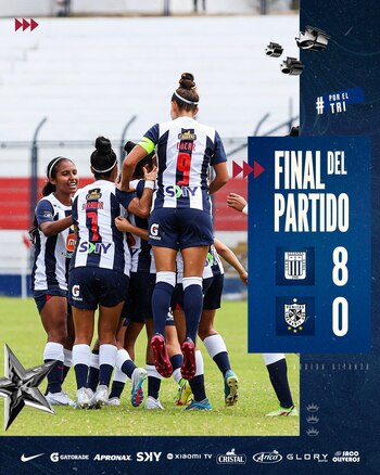 Alianza Lima femenino goleó 8-0