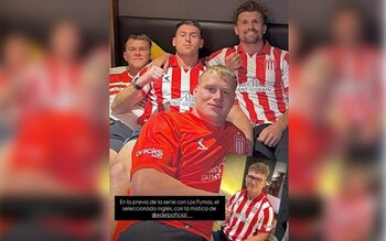 Los jugadores ingleses con las