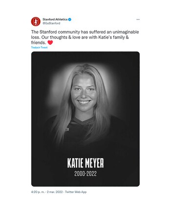 La Universidad de Stanford lamentó