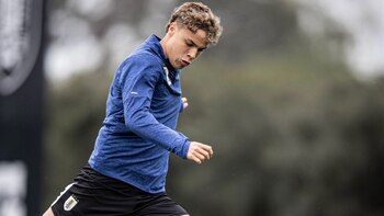 Pablo Suárez, el convocado sorpresa de Uruguay. - Crédito: AUF