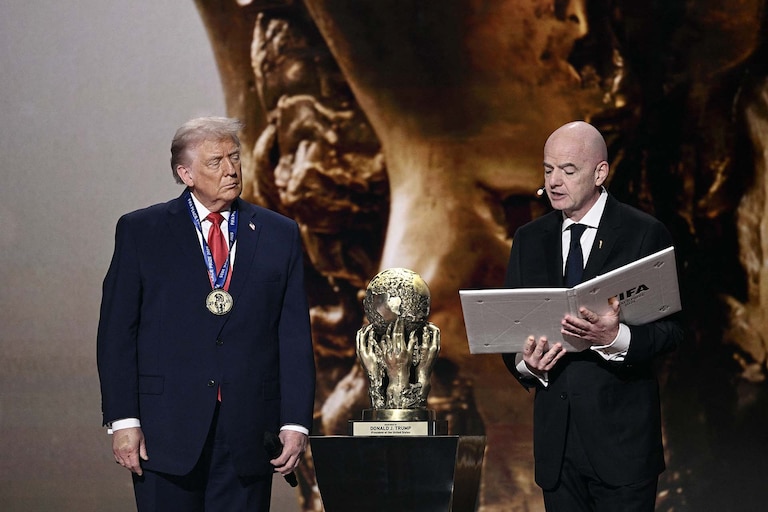 Donald Trump recibió el Premio de la Paz de la FIFA: “Es uno de los mayores honores de mi vida” Donald Trump recibió el Premio de la Paz de la FIFA: “Es uno de los mayores honores de mi vida”