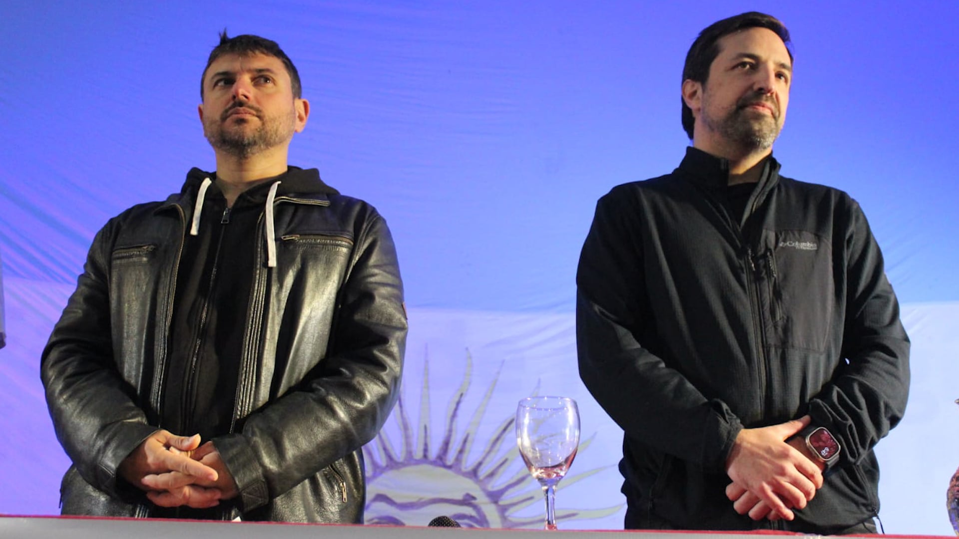 Juan Grabois y Nicolás Kreplak