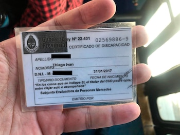 Uno de los certificados falsos