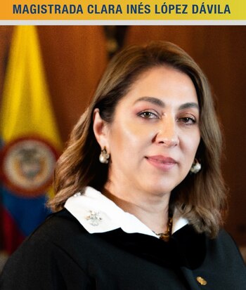 La magistrada Clara Inés López
