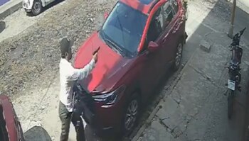 Imagen del presunto feminicida después