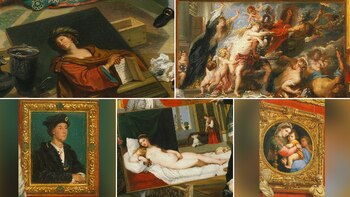 Arriba: "Samian Sibyl" de Guercino