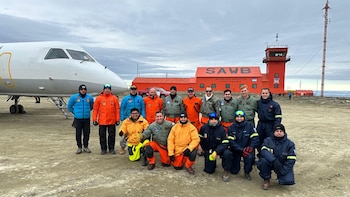 La tripulación del SAAB 340