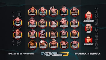 Convocatoria de la última edición de 'El Partidazo de Youtubers'. (@DjMaRiiO en X)