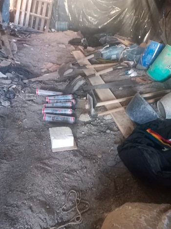 La vivienda estaba construida cerca