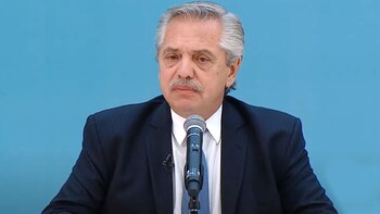 El presidente Alberto Fernández.