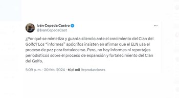 De acuerdo con el senador