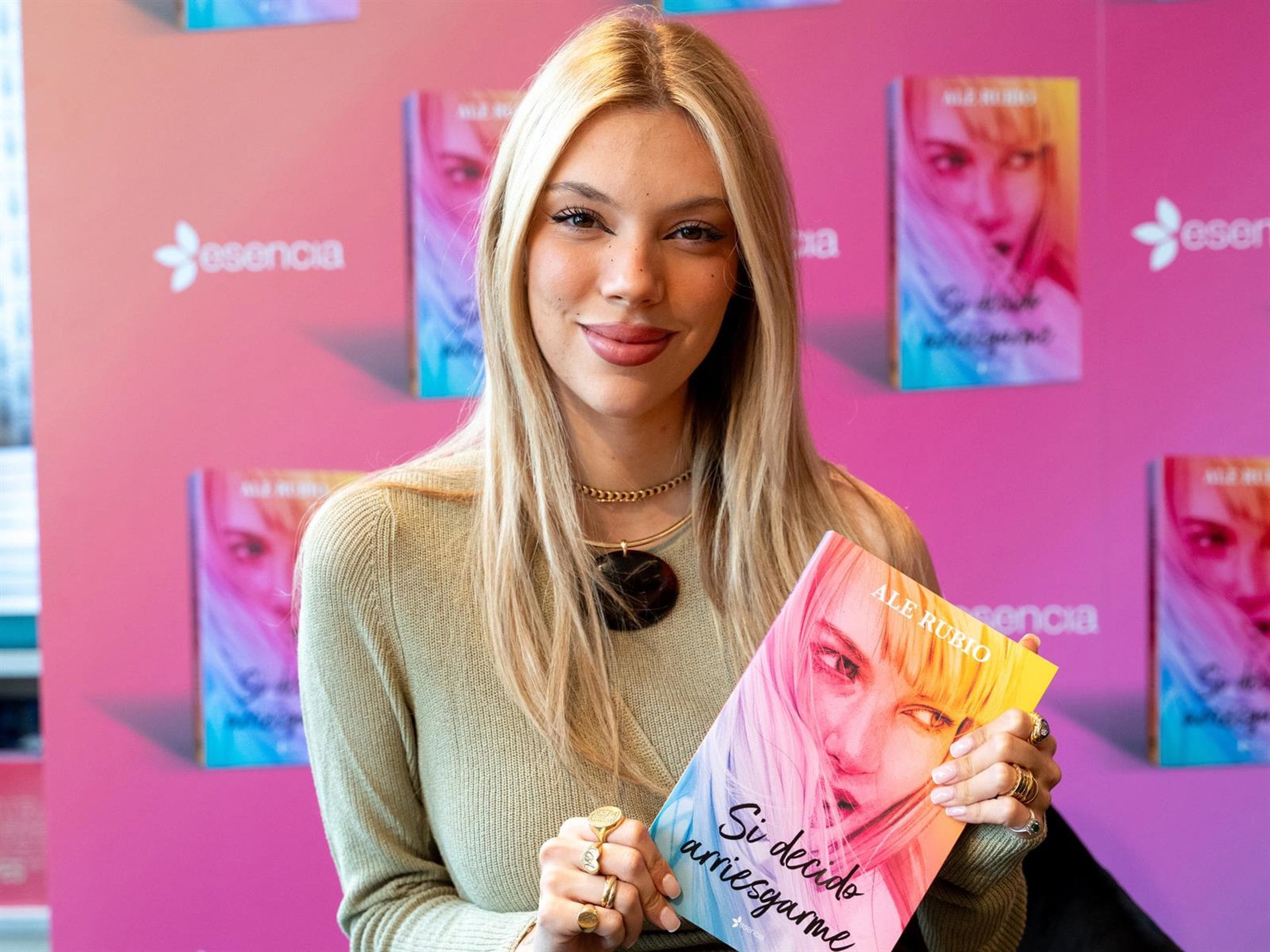 Alejandra Rubio en la presentación de su libro. (Europa Press)