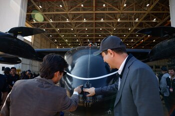 El avión eléctrico de despegue