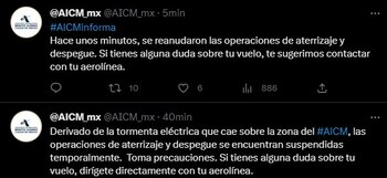 (Twitter/@AICM_mx)