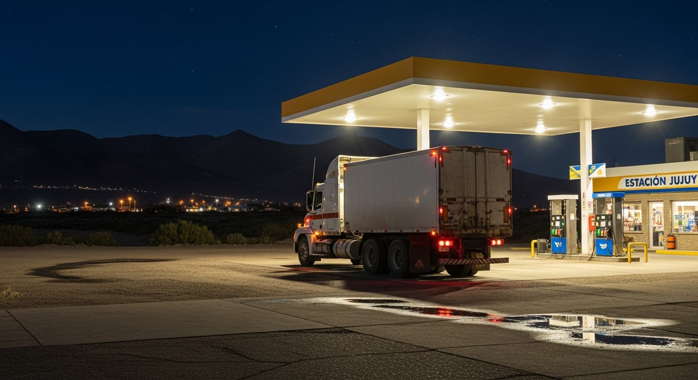 Le tendieron una trampa y le robaron $3.5 millones a un camionero en una estación de servicio de Jujuy