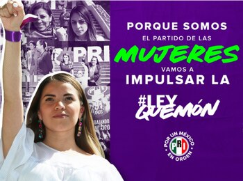 La diputada del PRI recordó